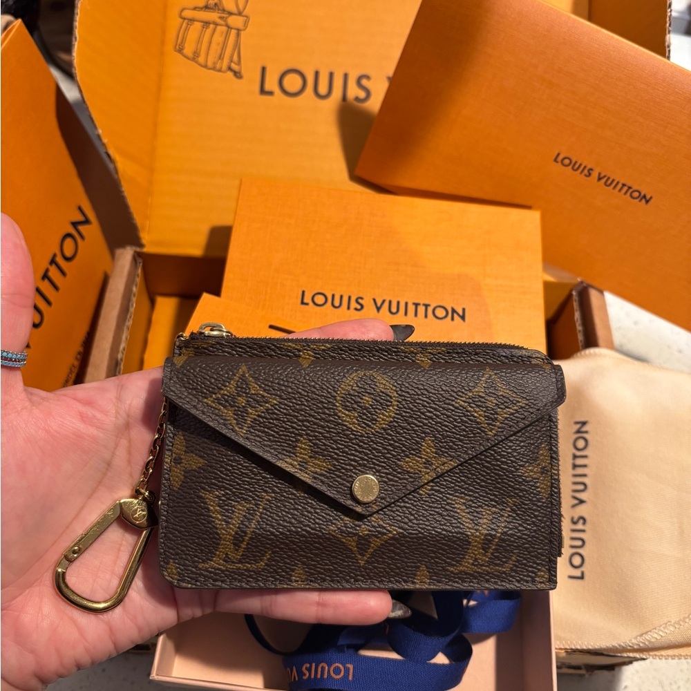 Louis Vuitton Recto Verso Brown and Black Monogram Card Holder